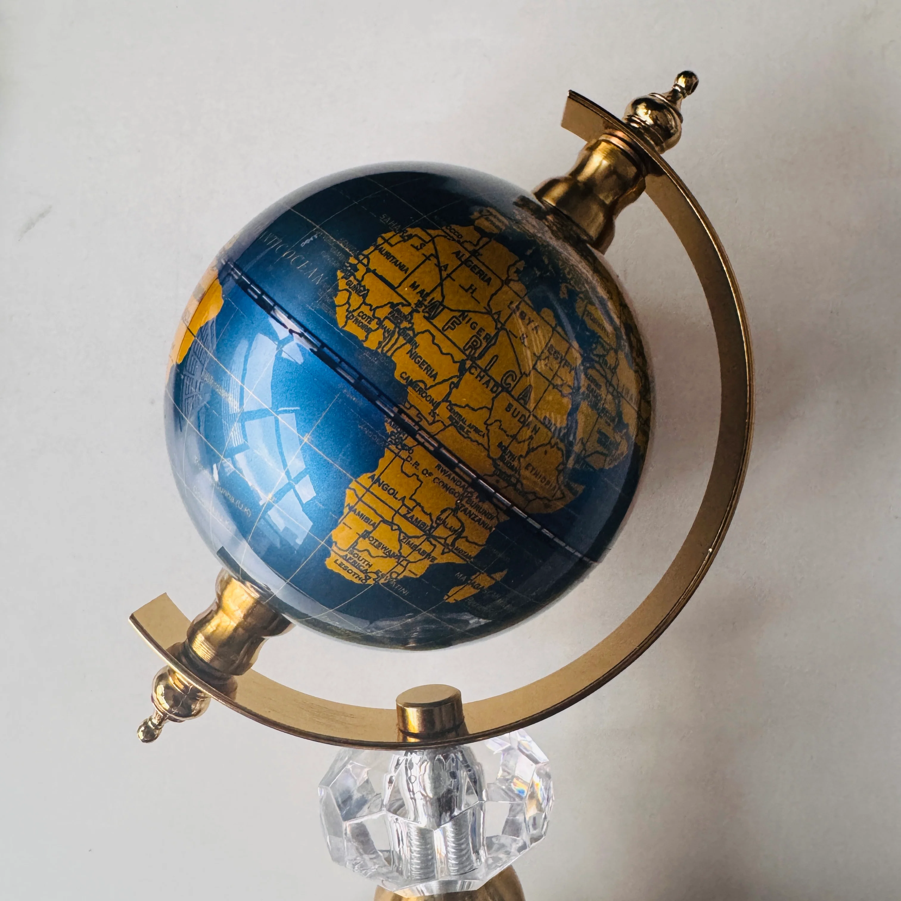Luxury World Globe with Marble Base Elegant Home & Office Decor Gift - Image 3