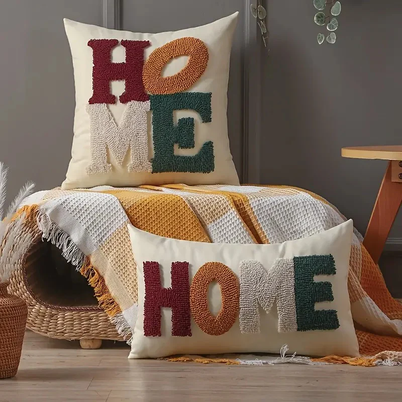Boho Nordic Woven Pillowcases 45x45cm | Decorative Cushion Covers Kenya - Image 9