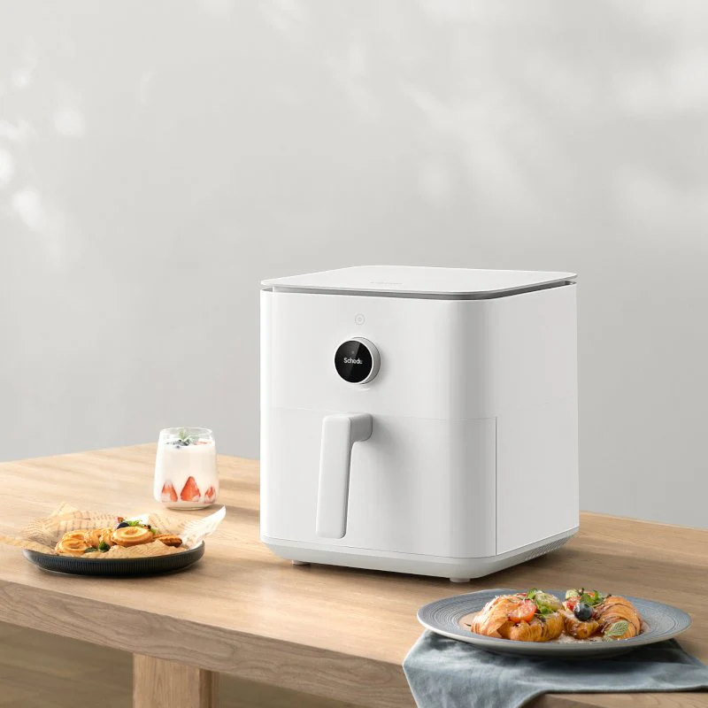 Xiaomi Air Fryer Essential 6L, Smart Air Fryer with App Control, OLED Touch Display, 360° Hot Air Circulation, Non-Stick Dishwasher Safe Basket, Low Noise, Auto Shut-Off, 40°C–200°C, UK Plug, Cooks for 5–6 People - Image 6