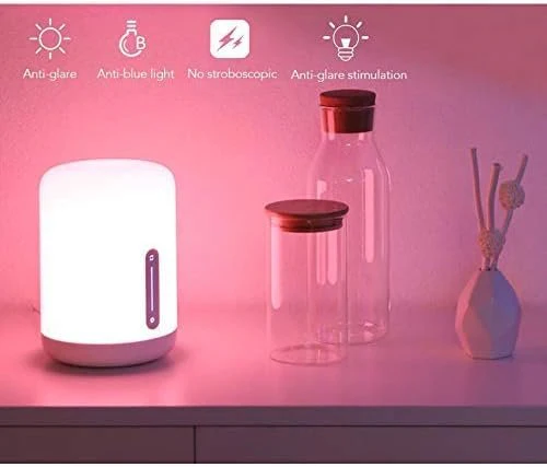 Xiaomi Mi Bedside Lamp 2 – 16 Million Colors, Smart App, Touch Control, Alexa & Google Assistant - Image 4