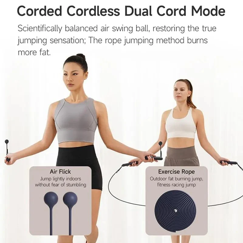 Xiaomi Smart Jump Rope – Bluetooth App, Motion Sensing, Tracks Jumps, Calories & Duration - Image 5